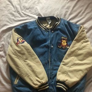 VINTAGE Disney Winnie the Pooh jean denim jacket